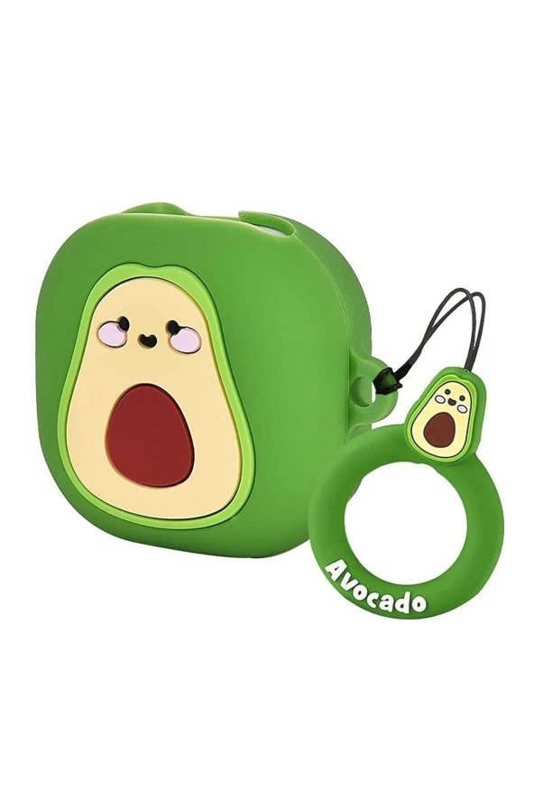 Uyumlu Galaxy Buds Pro 2 Ile Uyumlu Karakter Görünümlü Cartoon Kılıf Avakado ürün görseli