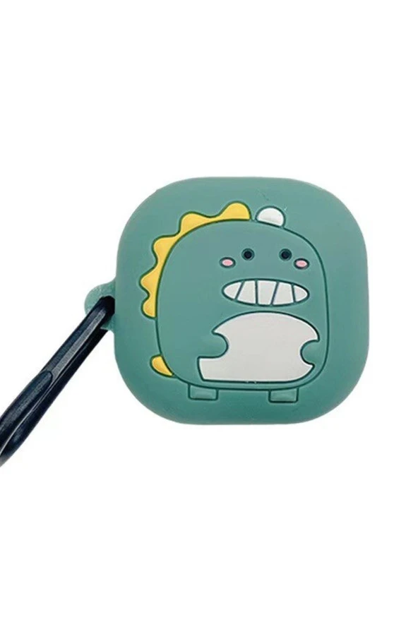 Samsung Galaxy Buds Pro 2 Ile Uyumlu Karakter Görünümlü Cartoon Kılıf Green Monster