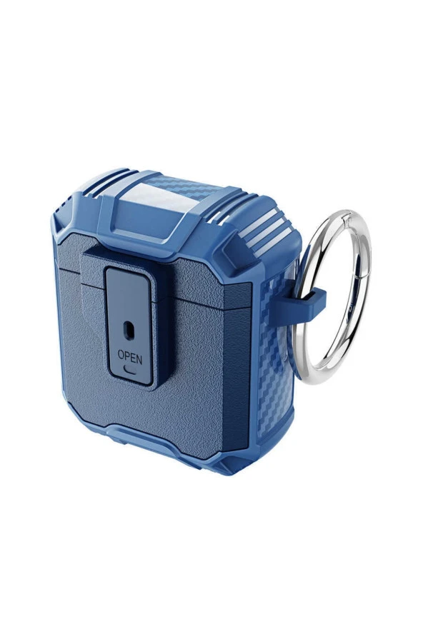 Ile  Kılıf Kulaklık Koruyucu Çengelli Airbag Panoply Lacivert ürün görseli