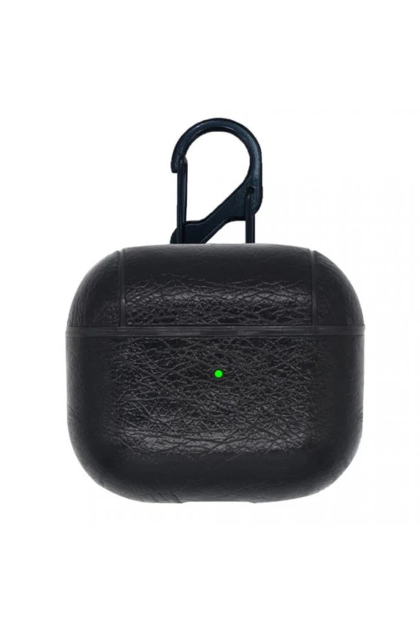 1 Için Brayn Style Kulaklık Koruyucu Çengelli Suni Deri Kılıf Siyah ürün görseli