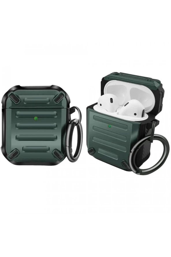 1 Için  Kulaklık Koruyucu Çengelli Greenwood Armor Silikon Kılıf Koyu Yeşil ürün görseli