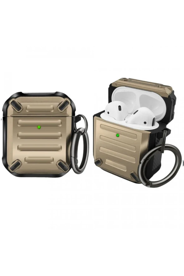 2 Için  Kulaklık Koruyucu Çengelli Greenwood Armor Silikon Kılıf Gold ürün görseli