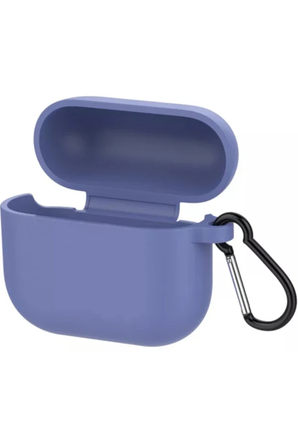 3  Kulaklık Koruyucu Mdl01 Anahtarlıklı Silikon Kapak Kılıf Lacivert