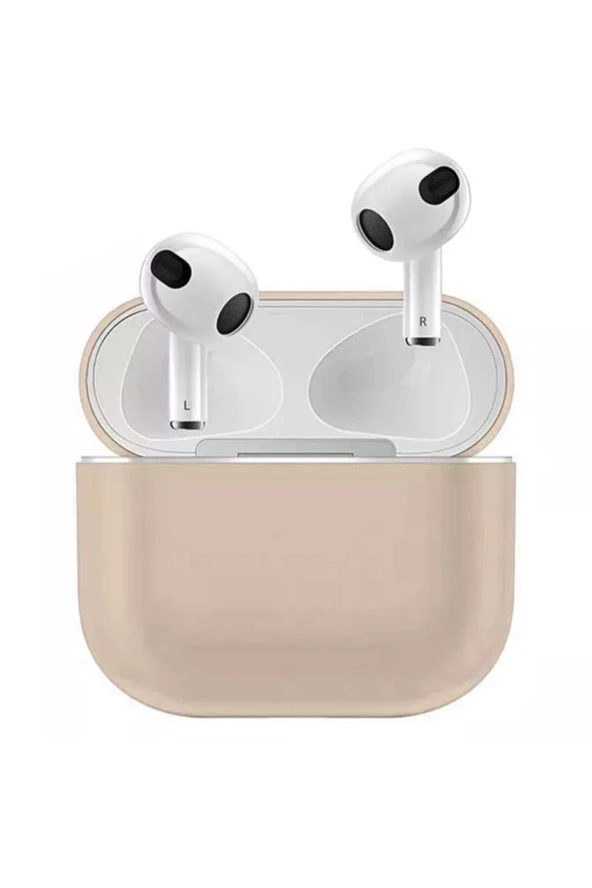 3 Kulaklık Koruyucu Mdl04 Ince Silikon Slim Kapak Kılıf Kum Pembe ürün görseli