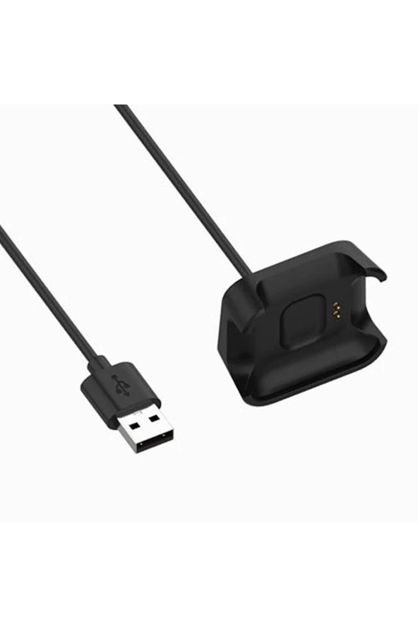 Redmi Watch Ile Uyumlu Akıllı Saat Şarjı Manyetik Şarj Adaptörü Usb Şarj Kablosu Siyah - Resim 2
