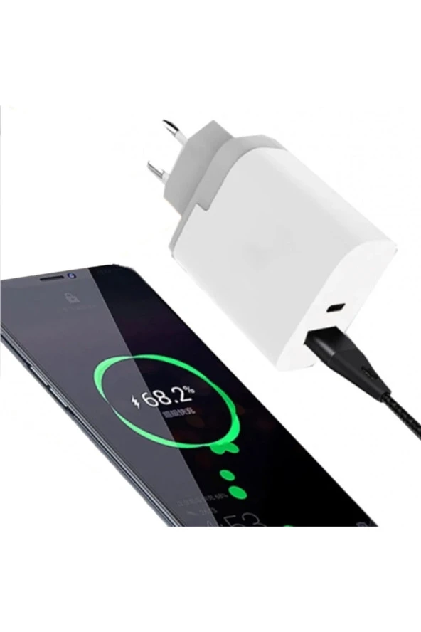 C112 Pd+usb Type-c Qualcomm Wuw 3.0 Hızlı Şarj Aleti - Resim 2