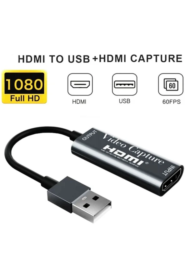 Video Capture Hdmı - Usb 2.0 Çevirici