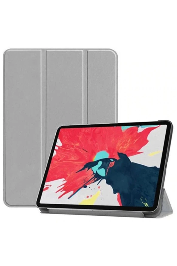 Apple Ipad 2022 10.9 Ile Uyumlu Arkası Şeffaf Mika Kılıf Tablet Smart Kılıf -kalem Koyma Yeri Yoktur