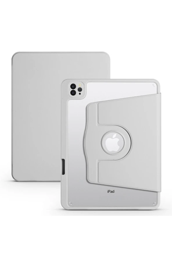 Apple Ipad Pro 11 2020 Ile Uyumlu (2.nesil) Kılıf Z- Termik Kalem Bölmeli Dönebilen Standlı Kılıf