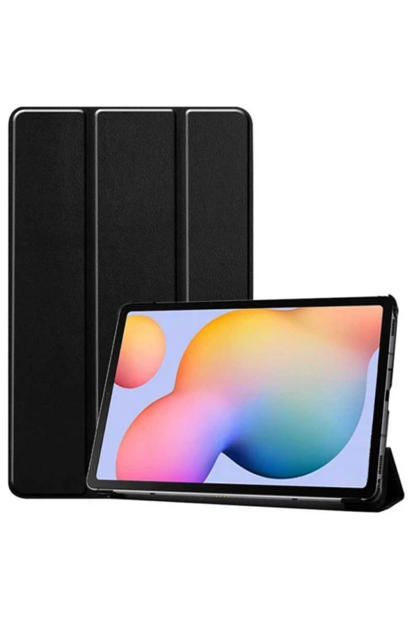 Ipad Air 3 10.5 Inç Ile Uyumlu Kılıf Stand Olabilen Katlanabilir Smart Cover Siyah