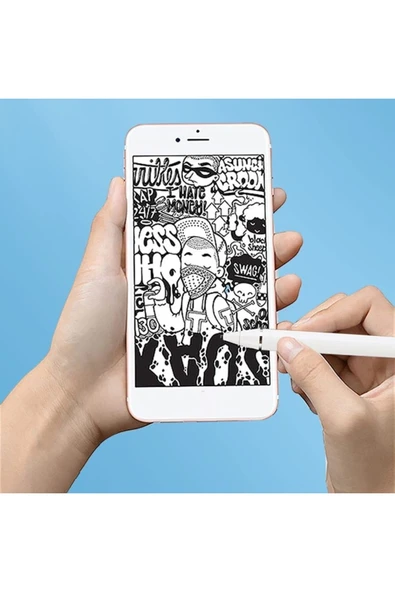 Dokunmatik Kalem Ipad /telefonlar Ile Uyumlu Özel Iletken Bakır Malzeme Uçlu Aliminyum Gövde Bkr1 - Resim 5