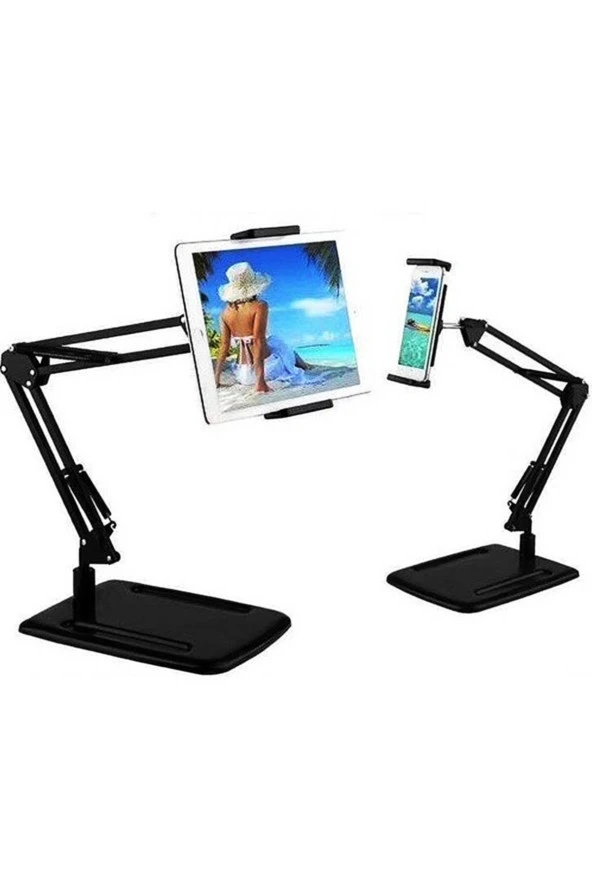Akrobatik Masaüstü 3.5-10.6"inch Metal Gövde Tablet&telefon Tutucu Standı