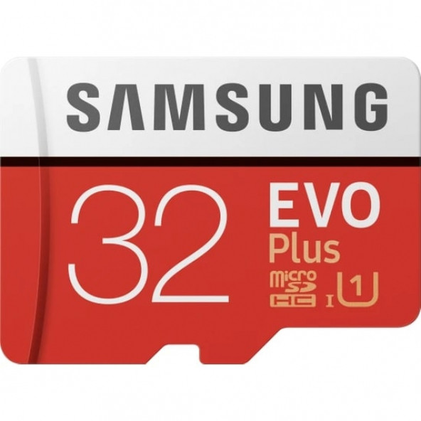 Samsung EVO Plus 32GB 95 MB/s microSDHC Kart (SD Adaptör) MB-MC32GA/TR