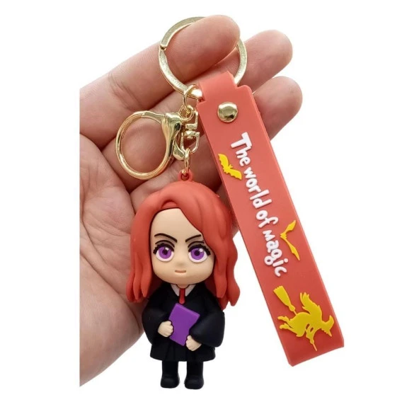 Harry Potter Ginny Weasley 3D Silikon Anahtarlık - Resim 4