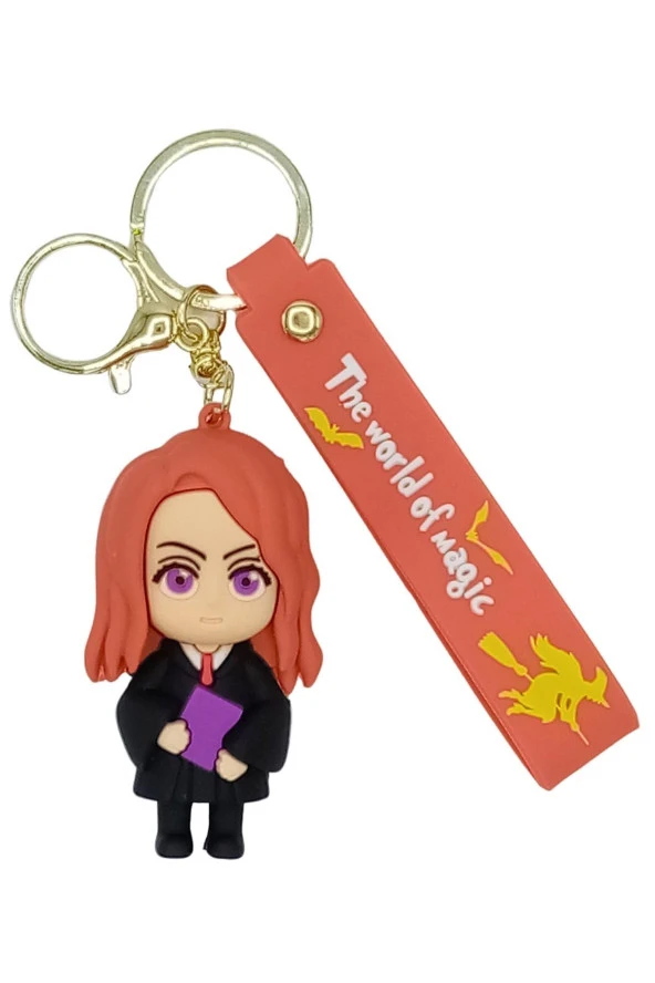 Harry Potter Ginny Weasley 3D Silikon Anahtarlık - Resim 6