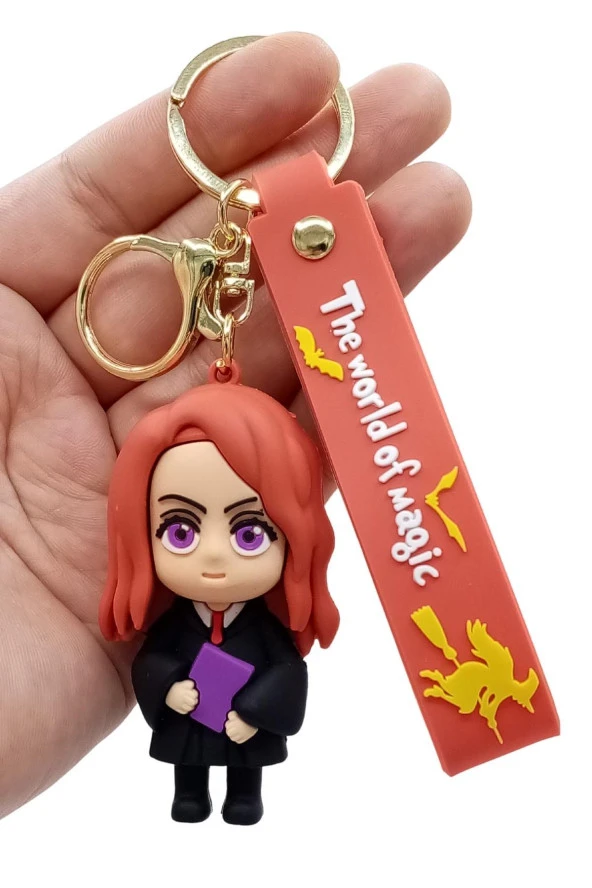 Harry Potter Ginny Weasley 3D Silikon Anahtarlık - Resim 9