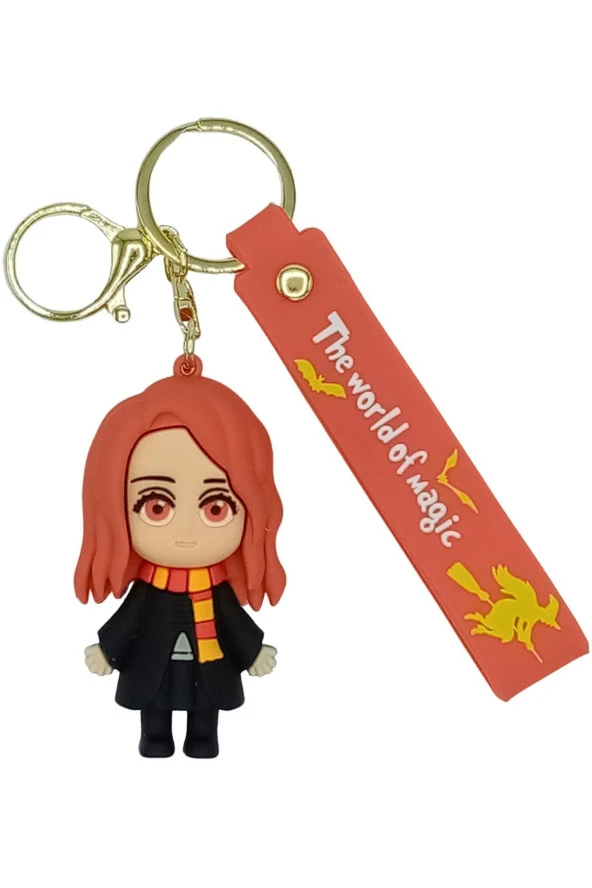 Harry Potter Hermione 3D Silikon Anahtarlık - Resim 6
