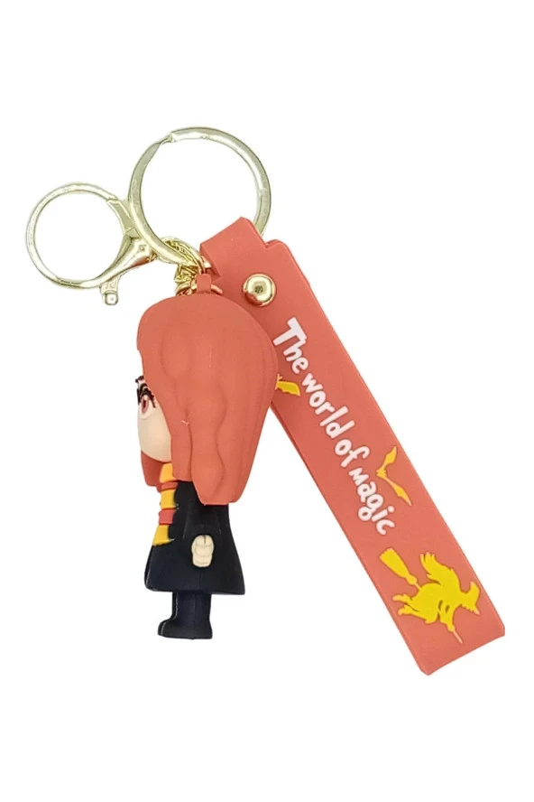 Harry Potter Hermione 3D Silikon Anahtarlık - Resim 8