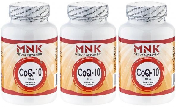 Mnk Coenzyme Q-10 100 Mg 3x120 Softgel Koenzim