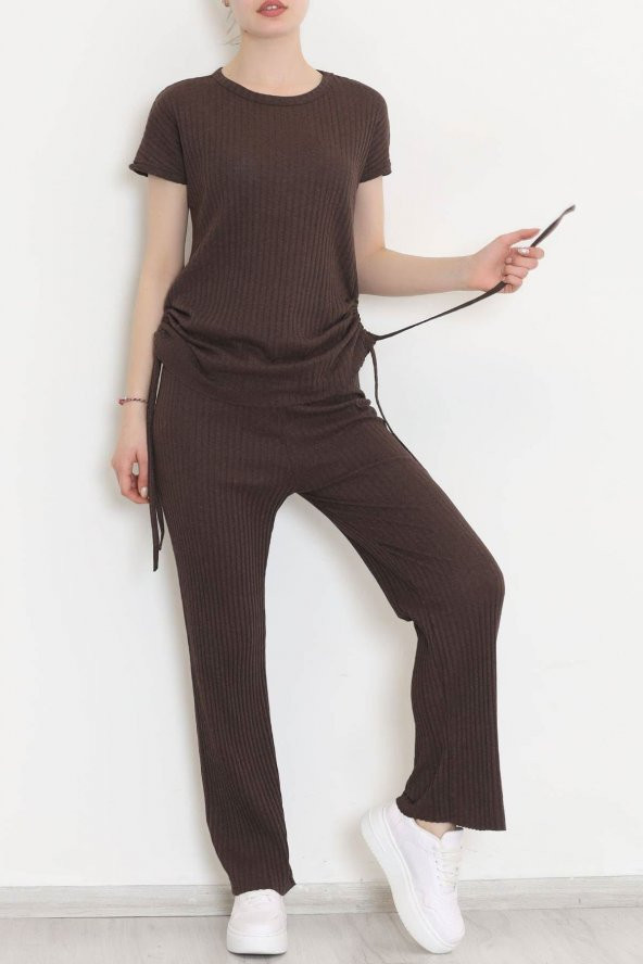 Yan Büzgülü Takım Açıkkahve - 11231.1567. - 7