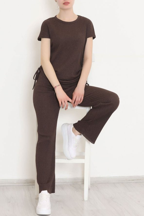 Yan Büzgülü Takım Açıkkahve - 11231.1567. - 10