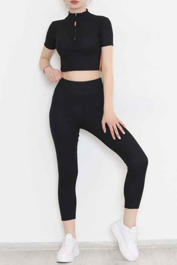 Fermuarlı Reflektör Takım Siyah - 11061.1567. - 5