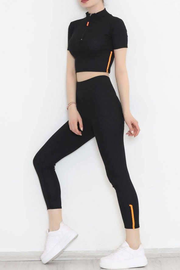 Fermuarlı Reflektör Takım Siyah - 11061.1567. - 7