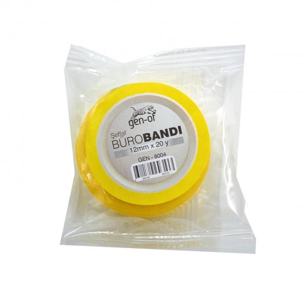 Gen-Of 12mmx20Yard(18M) Selefon Bant 60 Adet - 2