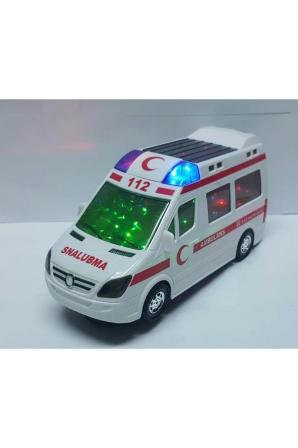 Işıklı Müzikli Büyük Boy Ambulans
