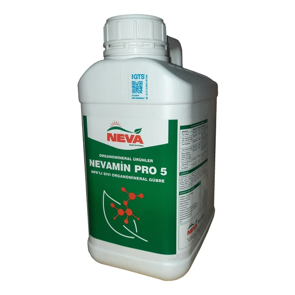 Nevamin Pro5 5Litre NPK'lı Sıvı Organomineral Gübre