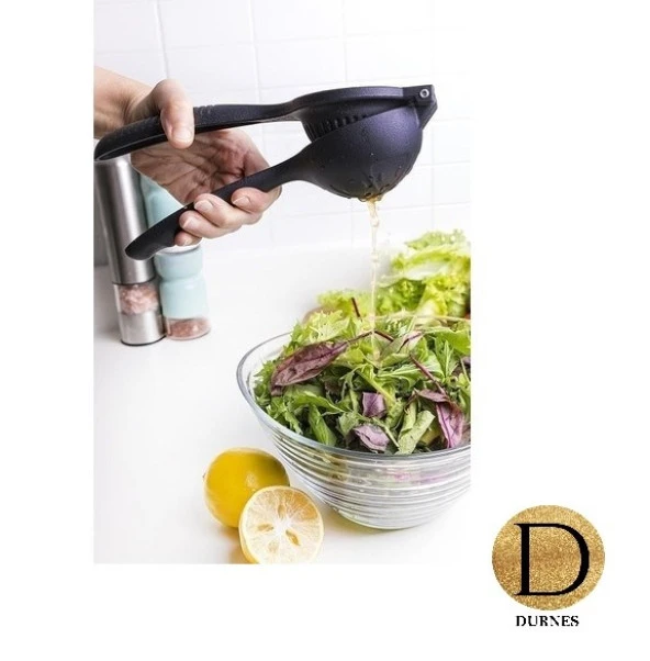 DURNES - Profesyonel Döküm Portakal Limon Narenciye Sıkacağı 23 cm - 5