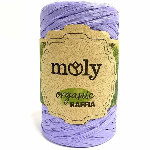 Moly Organik Rafya İpi ( 100 Gram ) Lila