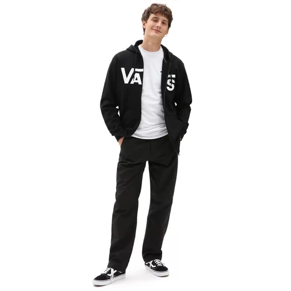 Vans CLASSIC VANS ZIP-B Erkek Sweat Shirt VN0A7Y43BLK1 - Resim 2