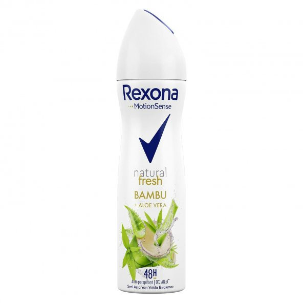 Rexona Deodorant Bambu & Aloe Vera 72 Saat Kesintisiz Üstün Koruma 150 ml