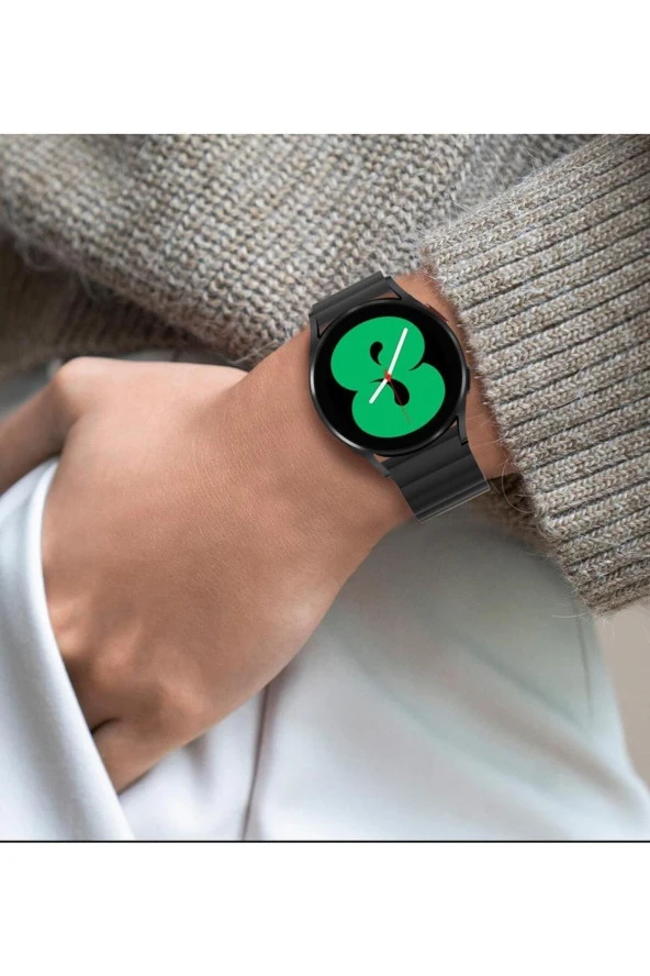 Gear S3 ile uyumlu Kordon 22mm Manyetik Toka Çift Renk Infatuation Hafif Spor Kayış - Resim 5