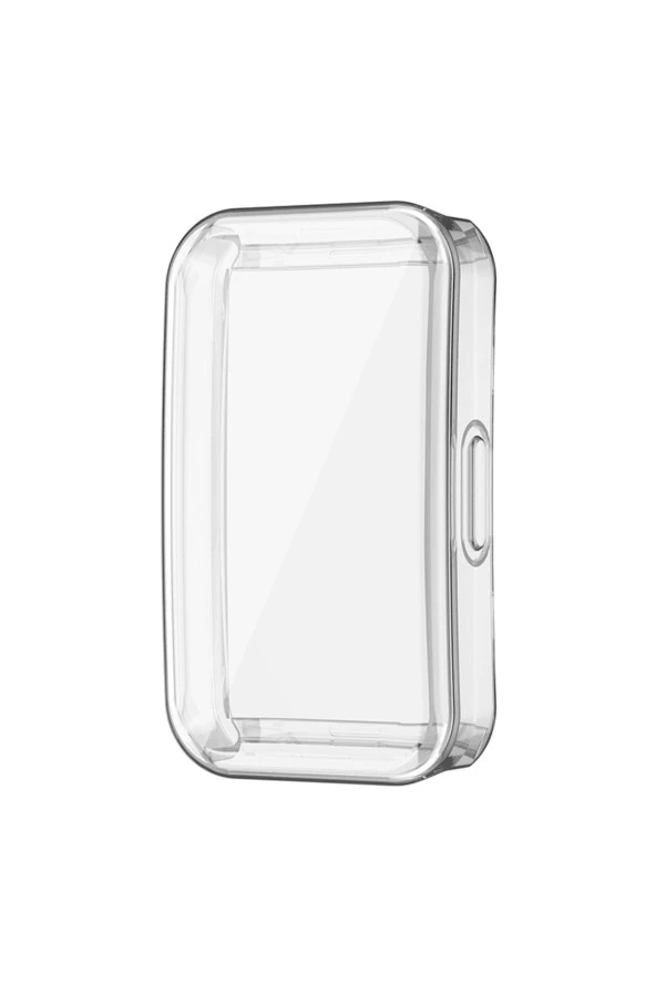 Huawei Band 8 Ile Uyumlu Şeffaf Tam Kapatan Çerceve Pc Kasa Koruma Gard Çerçeve Şeffaf ürün görseli