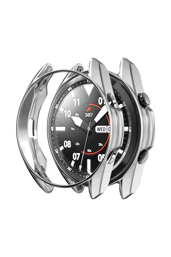 Galaxy Watch 3 Ile Uyumlu 41 Mm ( Önü Açık ) Wafture Silikon Kılıf Watch 3 41 Mm Akıllı Saat Kılıf