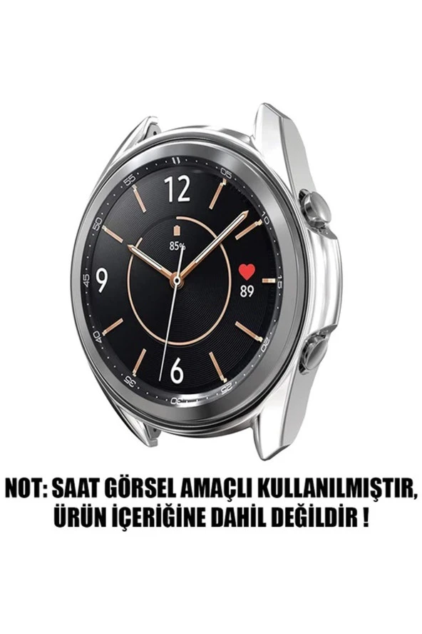 Galaxy Watch 3 Ile Uyumlu 41 Mm ( Önü Açık ) Wafture Silikon Kılıf Watch 3 41 Mm Akıllı Saat Kılıf - Resim 3