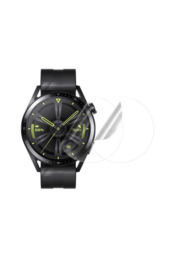 Huawei Watch Gt 3 Pro Ile Uyumlu 43mm Tpu Body Ekran Koruma Şeffaf - Resim 4