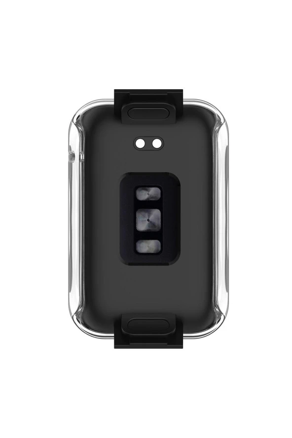 Xiaomi Mi Band 7 Pro Ile Uyumlu Sert Pc Kasa Koruma Watch 5 Ile Uyumlu Gard Çerçeve Siyah - Resim 2