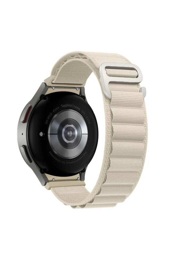 Galaxy Watch 3 Ile Uyumlu 41mm Kordon Kumaş Loop Kaliteli Yedek Saat Kordonu Çift Katmanlı Kayış