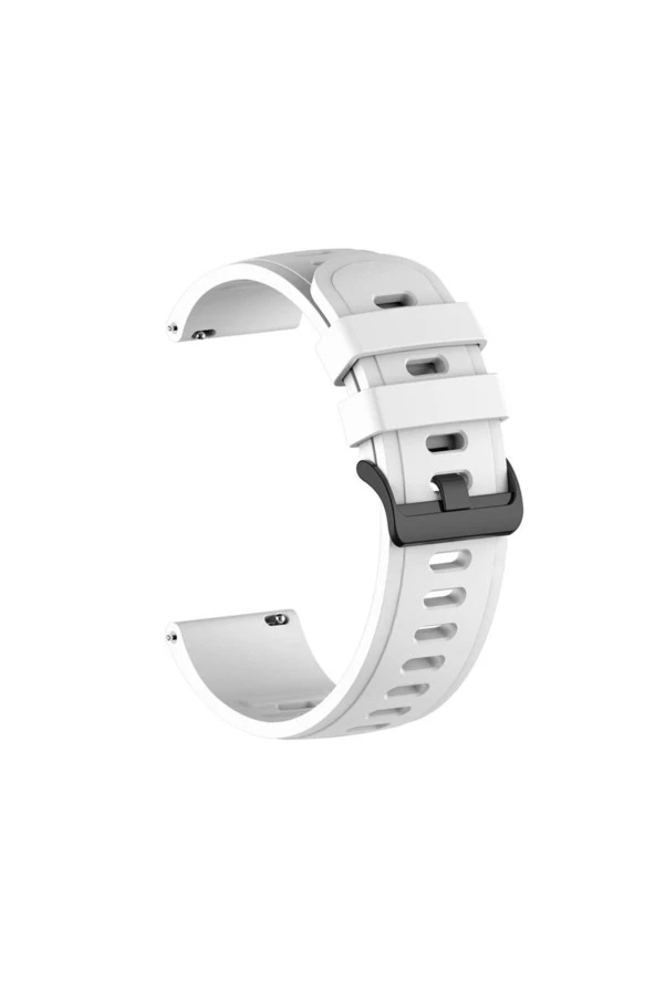 Huawei Watch Gt3 Ile Uyumlu Kordon (42mm) Solid Color Spor Kayış Termoplastik Ent Kaliteli Beyaz ürün görseli