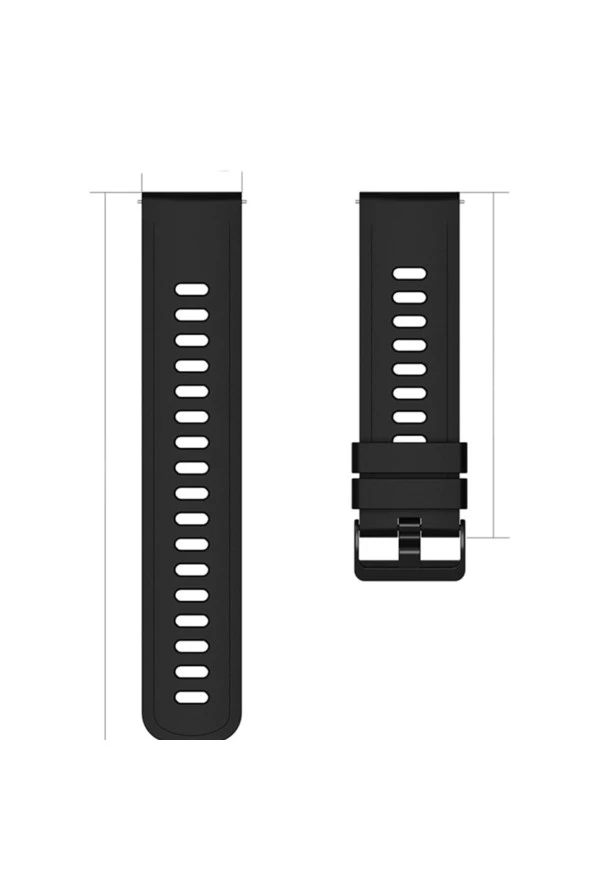 Amazfit Pace Ile Uyumlu Kordon Solid Color Spor Kayış Termoplastik Ent Kaliteli Beyaz - 7
