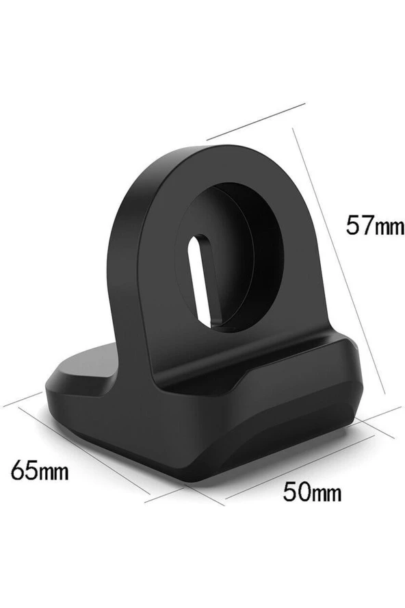 Samsung Galaxy Watch 4 Ile Uyumlu 44mm Şarj Stand Yuvası Siyah - 4