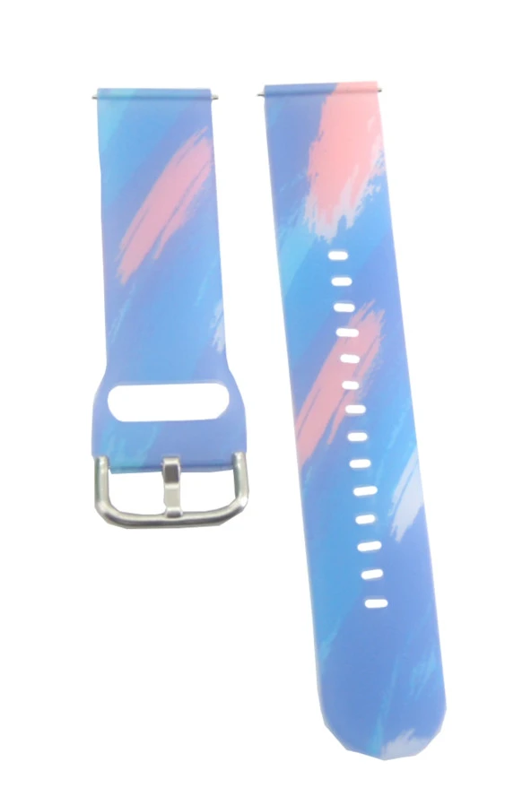 Haylou Solar Ls05 22mm Ile Uyumlu Kayış Renkli Desenli Erstwhile Kordon Blue Sky - Resim 4