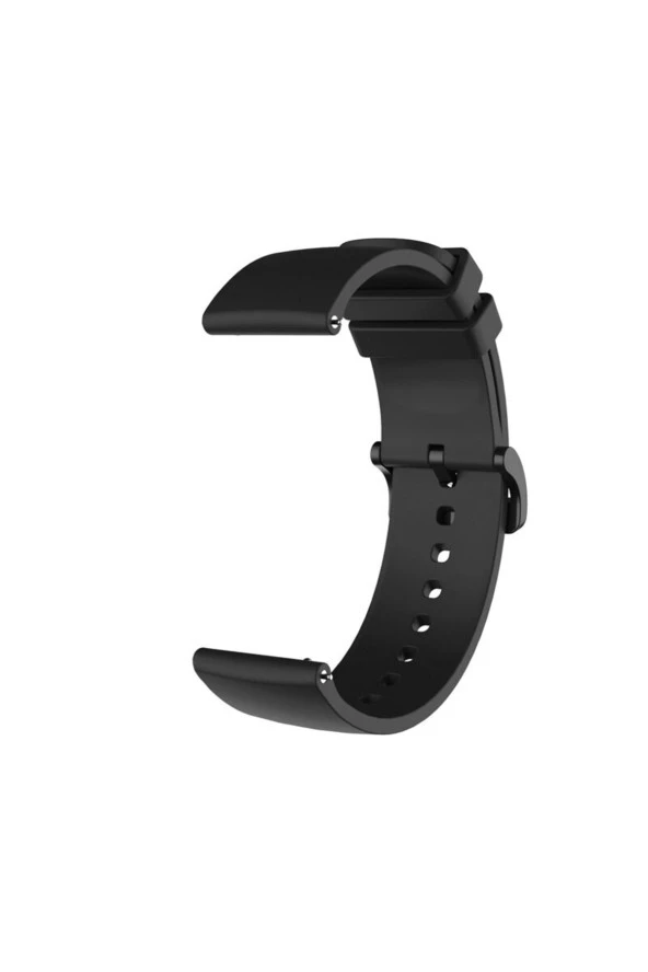 Galaxy Watch Active 2 44mm Ile Uyumlu Spor Kordon Quintessential Kayış Siyah - Resim 5