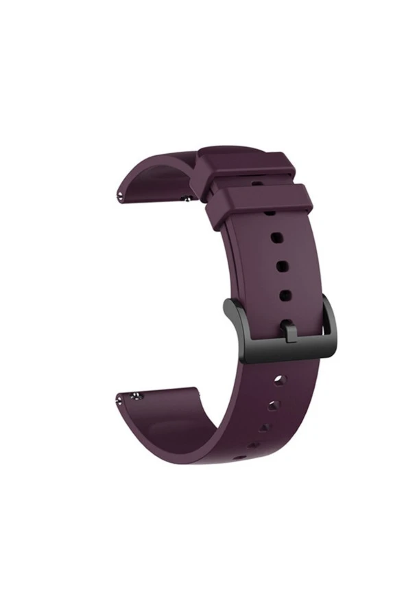 Galaxy Gear S2 Ile Uyumlu Spor Kordon Quintessential Kayış Mor - 5