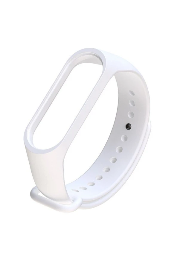 Xiaomi Mi Band 7 Ile Uyumlu Saat Kayışı Ent Kaliteli Spor Saat Termoplastik Kordon Beyaz ürün görseli