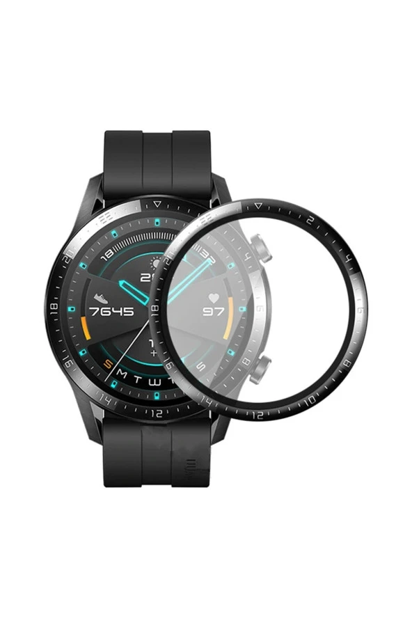 Huawei Watch Gt3 Pro 43mm Ile Uyumlu Tam Kapatan fiber Nano Ekran Koruma ürün görseli