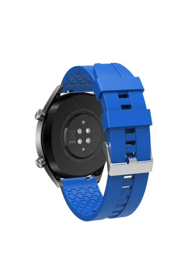 Huawei Watch Gt 3 Pro Ile Uyumlu 46mm Frontier Airlines 15 Kademeli Kayış Kordon Saks Mavisi - Resim 3